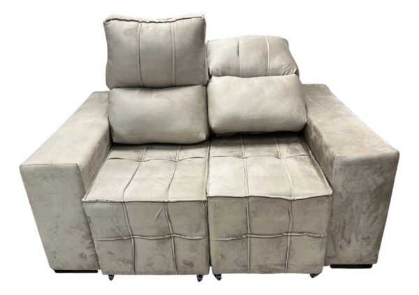 Sofá Retrátil Reclinável 2 Lugares 106x150cm Confortável - Image 6
